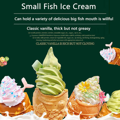 Máquina multifuncional de peixe Taiyaki para fazer waffle e peixe com a boca aberta
