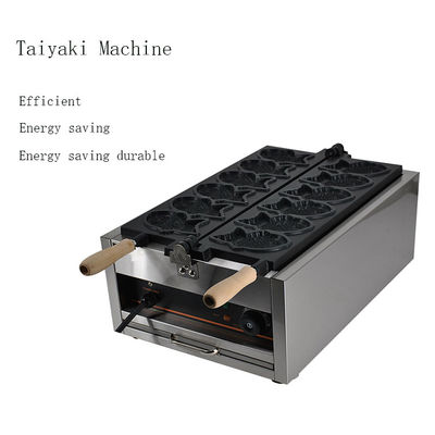 Máquina multifuncional de peixe Taiyaki para fazer waffle e peixe com a boca aberta