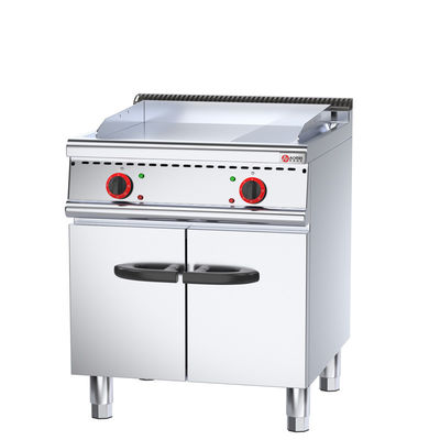 Cozinha comercial tradicional de molde privado de 4 queimadores de gás com forno de gas