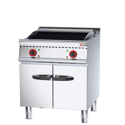 Cozinha comercial tradicional de molde privado de 4 queimadores de gás com forno de gas