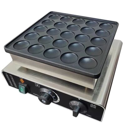Mini Waffle Maker elétrico sem aderência de 25 buracos para deliciosas panquecas e muffins