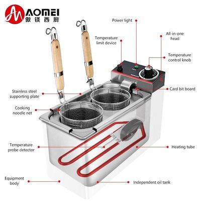 180*400*280mm Cozinha elétrica de massas Cozinha comercial de macarrão para equipamentos de cozinha