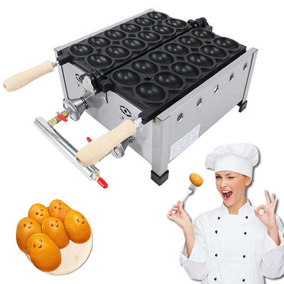 Máquina de fabricação de cones para pão de ovo com bolhas e waffles de ovos sorridentes