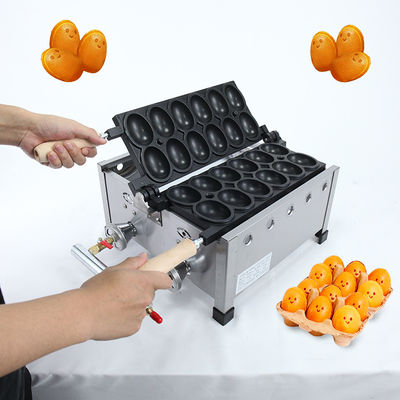 Máquina de fabricação de cones para pão de ovo com bolhas e waffles de ovos sorridentes