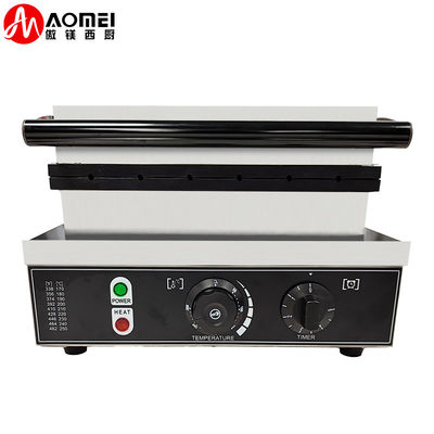 6 em 1 Commercial Electric Stick Waflera Baker utensílios de cozinha Snack Hot Dog Waffle Machine 7.5 kg