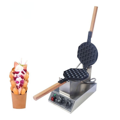 Fabricação de Waffle de bolhas com a máquina de waffle de bola máquina rotativa de waffle belga comercial