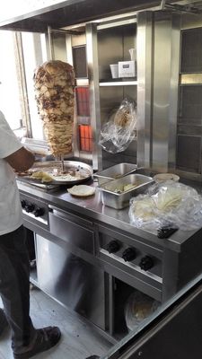 Máquina avançada de fabricação de Pita para loja de Shawarma