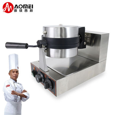 Fabricante Elétrico de Waffle UFO de Aço Inoxidável e Termostato Ajustável para Fazer Snacks