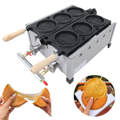 Loja de lanches Fabricante comercial de waffles Mini Waffles redondos Equipamento de produção de alimentos para assar