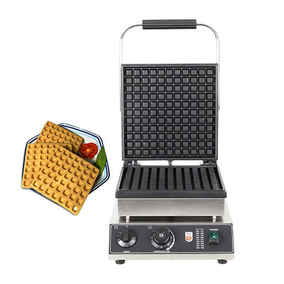 AM-206-2D 2400W QQ Liege Máquina de fabricação de waffles belga para limpeza rápida e fácil