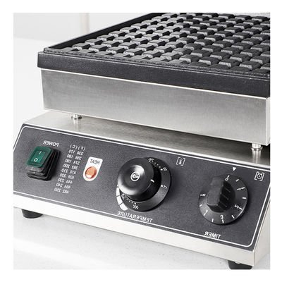 AM-206-2D 2400W QQ Liege Máquina de fabricação de waffles belga para limpeza rápida e fácil