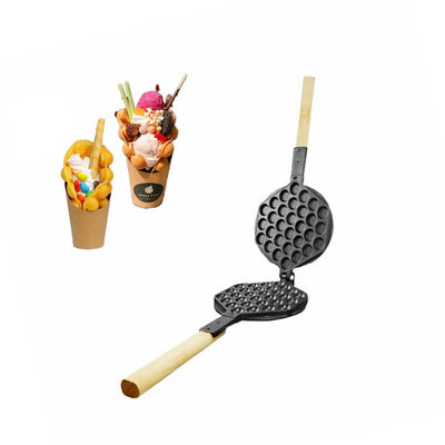 Máquina de fazer waffles em forma de cone em forma de coração para máquina de lanches