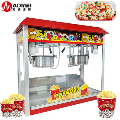 Baixo nível de ruído Máquina automática de fazer pipoca doce 860*420*740mm