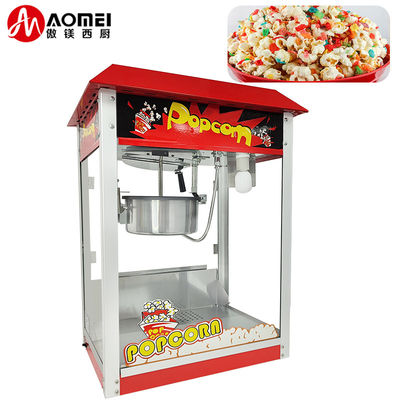 Aquecedor de alimentos comercial 1800W Vitrine de aquecimento de pipoca com 860*420*740mm Tamanho