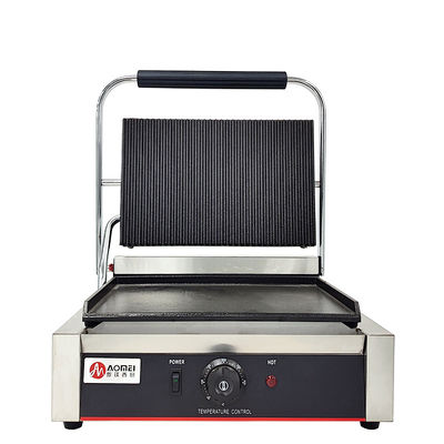 Cozinha Panini Sandwich Maker Elétrico com Grill BBQ de ferro fundido e pratos