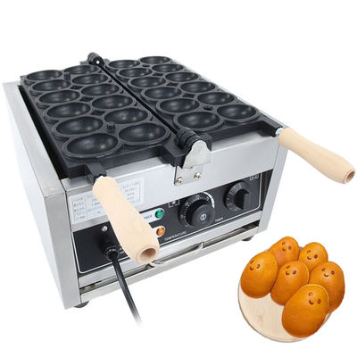 1800W Eletrônico Não-aderente Plate Waffle Maker para Ovo Forma Pão Fonte de energia Elétrica