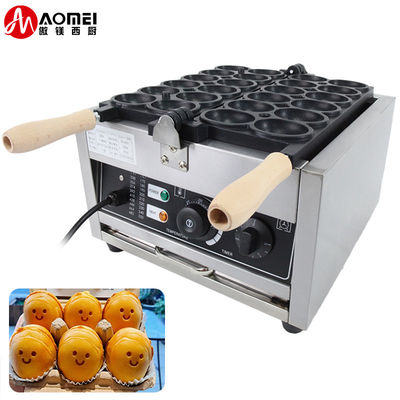 1800W Eletrônico Não-aderente Plate Waffle Maker para Ovo Forma Pão Fonte de energia Elétrica