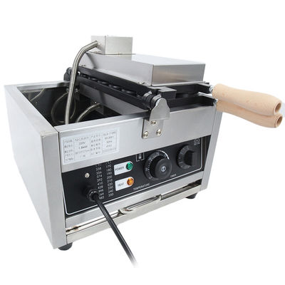 1800W Eletrônico Não-aderente Plate Waffle Maker para Ovo Forma Pão Fonte de energia Elétrica