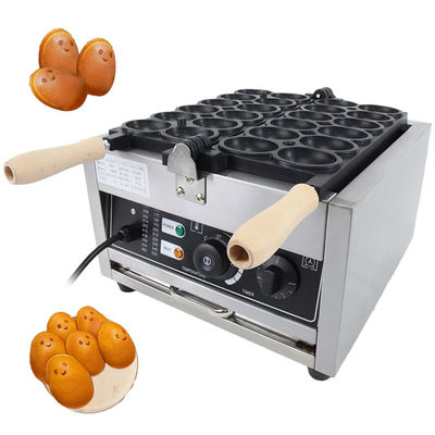 Máquina de Waffle Anti-aderente Elétrica Comercial 12pcs Coréia Ovos Pan Para Casa