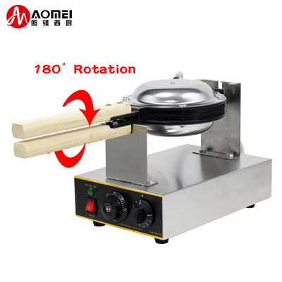 Mini máquina de waffle de ovos de bolha para fabricação de lanches movidos a eletricidade