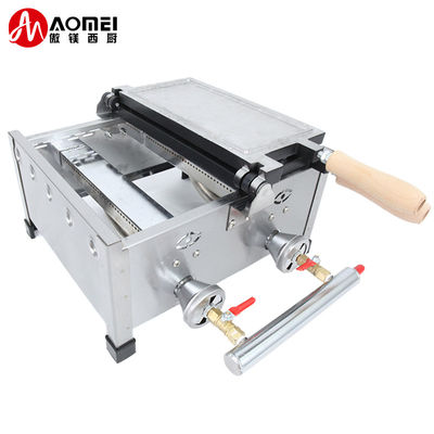 8.15 KG Não pegajoso 14pcs Pequeno peixe em forma de Waffle Maker Aço inoxidável Taiyaki máquina de gás