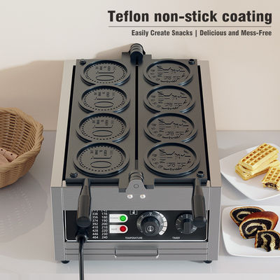 Máquina de Waffle Elétrica Comercial de Alta Produtividade para Máquinas de Operação Fácil e Snack