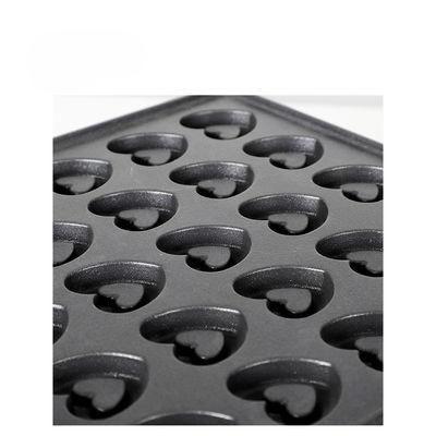 Máquina de fabricação de waffles comercial de 110V com faixa de temperatura de 50-300C e design compacto