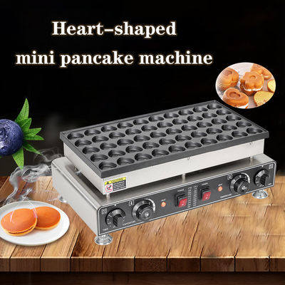 Equipamento de lanches comerciais Máquina de fazer panquecas de cabeça dupla com fabricação automática de waffles