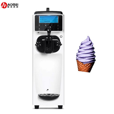 Compacta e acessível 6L * 1 Hopper Volume Máquina de fabricação de sorvete comercial