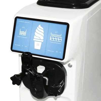 Máquina de sorvete suave de aço inoxidável para aplicações comerciais de restauração