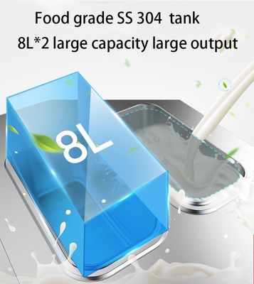 Máquina de sorvetes comercial de 3 sabores com capacidade de 36-42 L/h