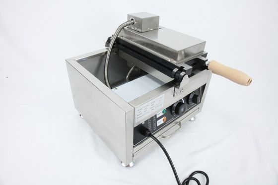 Máquina automática de waffle de peixe-dourado sem aderência