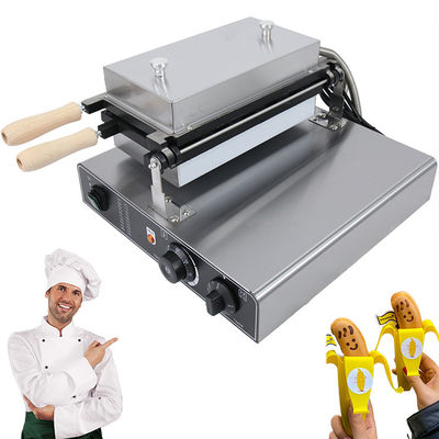 510x400x190mm Banana Shape Waffle Making Machine 2023 Modelo 5pcs Capacidade Não-estricto