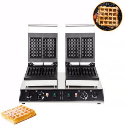 Máquina de fazer waffles belga com 4KW de potência e waffle rápido