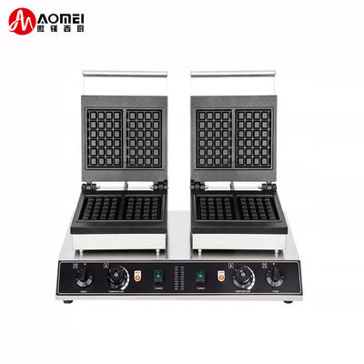 Máquina de fazer waffles belga com 4KW de potência e waffle rápido