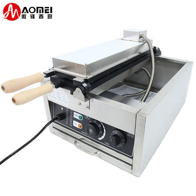 Fabricante de waffles de peixe de aço inoxidável com placas intercambiáveis Grilling/Panini Press