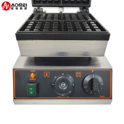 Nonstick Electric Belgian Waffle Maker 4pcs Rectangular Waffle Baker Machine para lanches