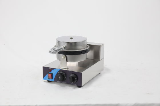 Máquina de fazer waffles elétrica para snack bar placa antiaderente bebidas alimentares 250 * 350 * 250mm