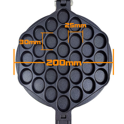 Máquina de lanches comercial Máquina elétrica de bolo de ovo Pancake Puff Maker máquina de sementes Waffle Maker