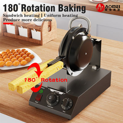 Máquina de lanches comercial Máquina elétrica de bolo de ovo Pancake Puff Maker máquina de sementes Waffle Maker