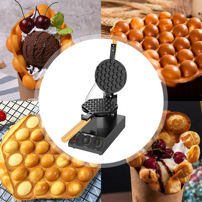 Máquina de lanches comercial Máquina elétrica de bolo de ovo Pancake Puff Maker máquina de sementes Waffle Maker