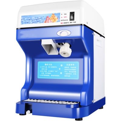 Máquina de trituração de gelo elétrica comercial semiautomática com material plástico ABS