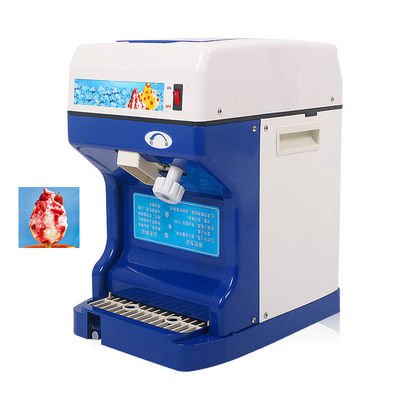 Máquina de trituração de gelo elétrica comercial semiautomática com material plástico ABS