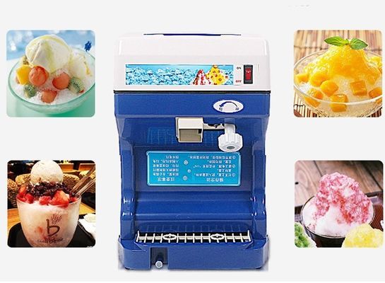 Máquina de triturador de gelo eléctrico Trituradores de gelo Barbeadores com lâminas de aço inoxidável 304