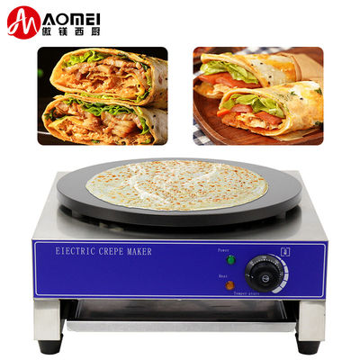 450*450*220mm Máquina Elétrica de Fabricação de Crepes para Equipamentos de Snack em aço inoxidável