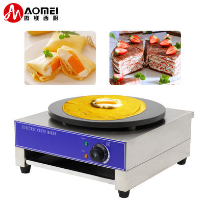 450*450*220mm Non-Stick Crepe Maker Máquina elétrica de fazer panquecas para rápido e fácil