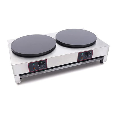 Fabricante profissional de crêpe a gás antiaderente para fazer crêpe rápido e consistente
