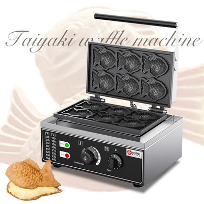 Máquina para fazer waffles de lanches em forma de peixe de 220V para os amantes de lanches