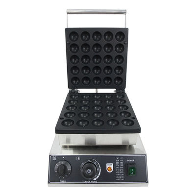 Máquina de forma de bola comercial Fabricante de waffle de ovo para casa Tamanho do molde Dia40 * H20 25 buracos
