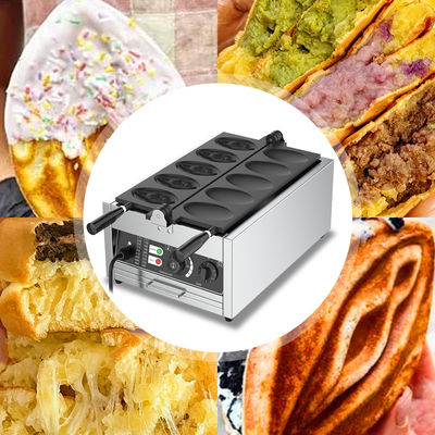 AM-W5E Máquina de fabricação de waffles de alta produtividade para o processo de assar waffles